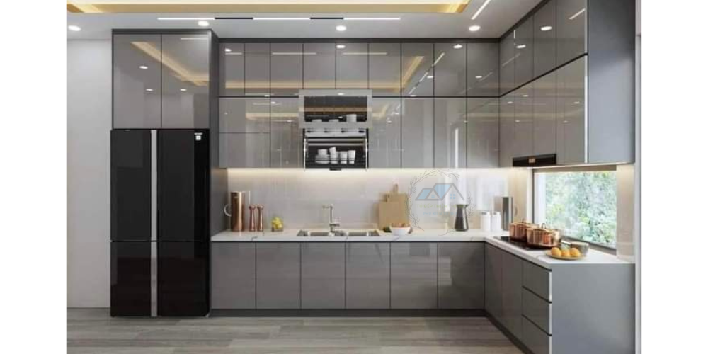 Giá Tủ Bếp Nhựa Đặc Picomat Cánh Phủ Acrylic Cao Cấp Quận Tân Phú